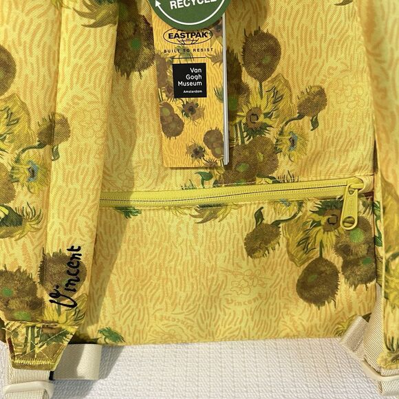 Eastpak x Van Gogh Museum Amsterdam Sunflowers Oil on Canvas Day Pak'R Backpack - Picture 11 of 17